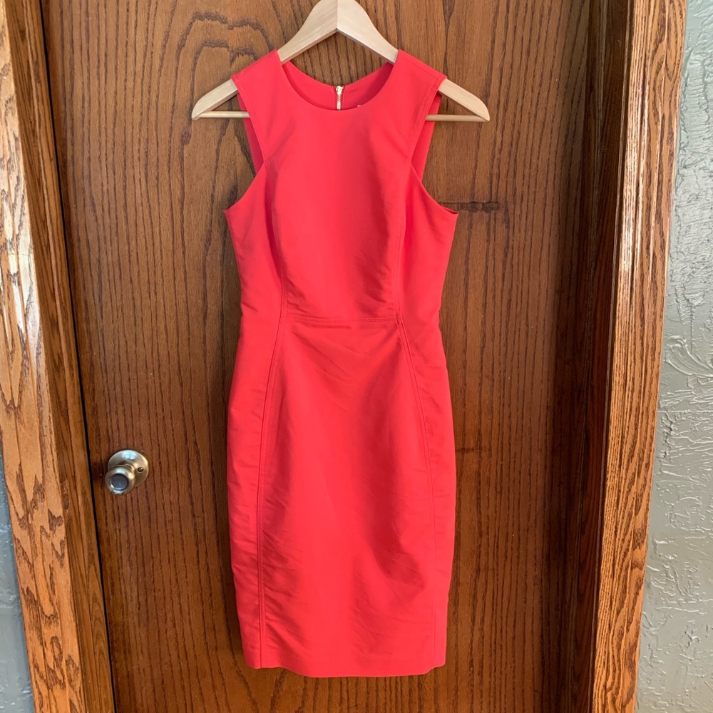 Pink Full Zip Calvin Klein Dress